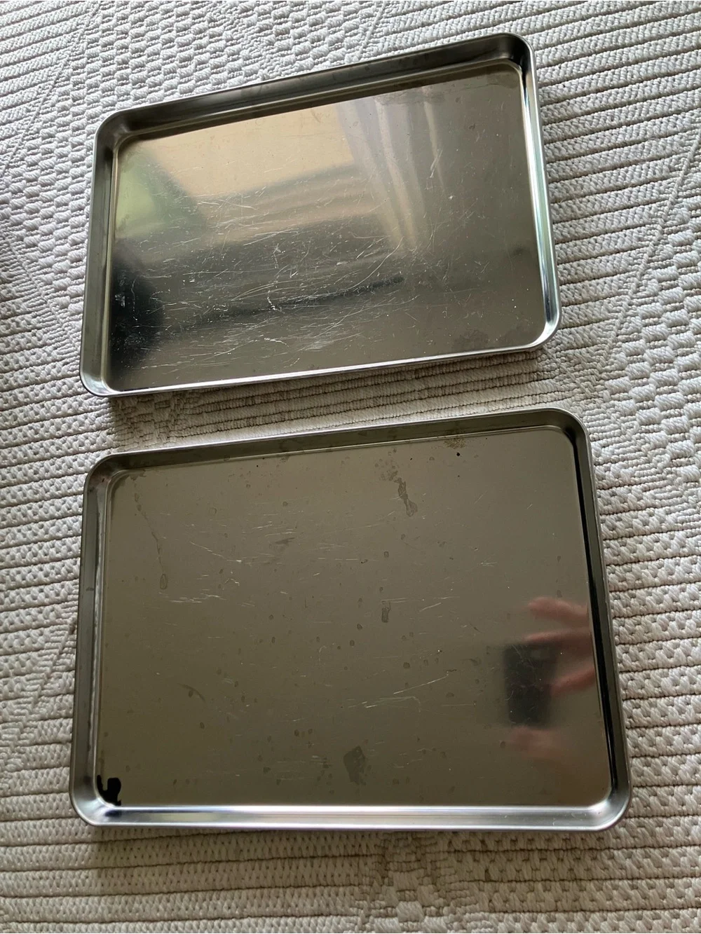 18/10 Stainless Steel Baking Sheets and Cups - Set of 4